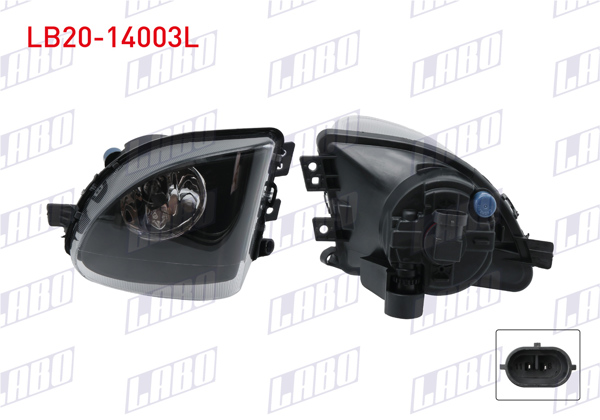 LABO LB20-14003L | Sis Farı Sol Ampulsuz BMW 5 Serisi F10 / F18 2010-2013
