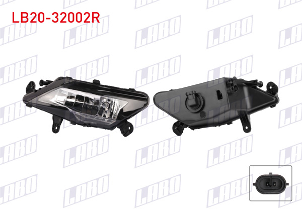 LABO LB20-32002R | Sis Farı Sağ Opel Astra K 2020 -