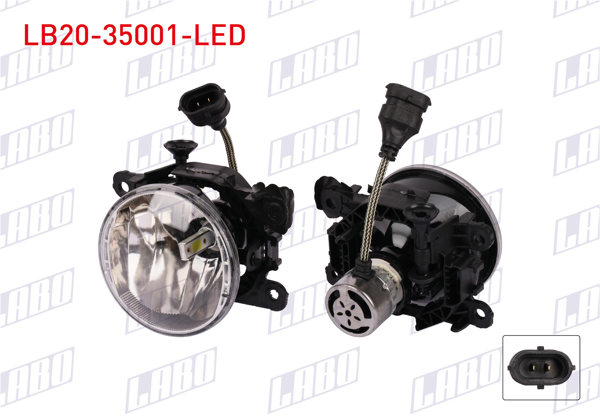 LABO LB20-35001-LED | Sis Farı Sol-Sağ Led Xenon Ampullu Renault Clio IV / Symbol / Fluence