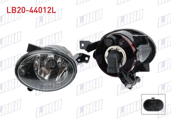 LABO LB20-44012L | Sis Farı Sol Ampullu Volkswagen Golf VI 2009-2013 / Touran 2011-2015