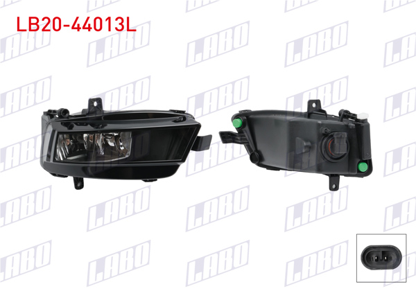 LABO LB20-44013L | Sis Farı Sol Ampullu Volkswagen Golf VII 2013-2016