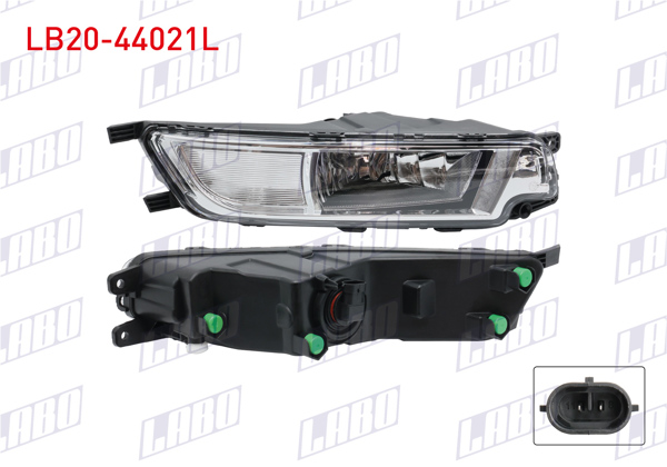LABO LB20-44021L | Sis Farı Sol Ampullu Tek Huzmelı Volkswagen Passat B8 2015 -
