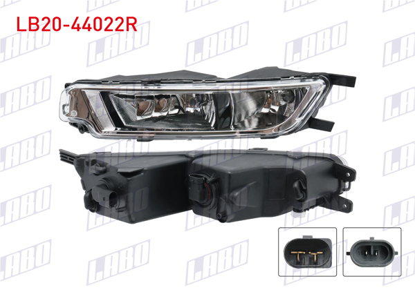 LABO LB20-44022R | Sis Farı Sağ Ampullu Çift Huzmelı Volkswagen Passat B8 2015 -