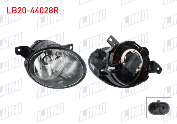 LABO LB20-44028R | Sis Farı Sağ Ampullu Volkswagen Caddy 2021-2023 / Crafter 2012-2016 / Amarok 2011-2022