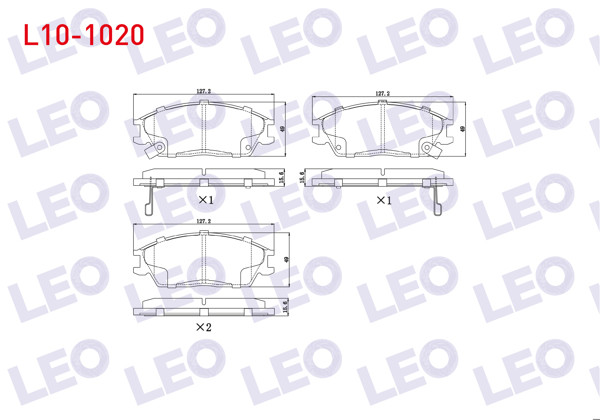 LEO L10-1020 | Fren Balata Ön Ikazlı Accent I 1.3İ 1994-20000 / 1.5İ 1994-2000 / Excel 1.3İ 1990-1995 / 1.5İ 1990-1995 / Getz 1.3İ 2002-2008 / 1.5 CRDI 2002-2008 / Accent II 1.5İ 2000-2005 / 1.6İ 2000-2005 / Admıre 1.6 2003-2006