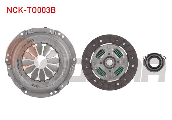 NAGAMA NCK-TO003B | Debriyaj Seti Rulmanlı Toyota Yaris (_Cp10) 1.3İ 16V 1999-2005