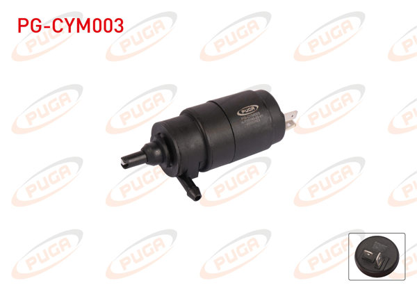PUGA PG-CYM003 | Cam Su Fıskiye Motoru Tek Çıkış Fiat Tempra / Tipo / Uno / Palio / Doblo