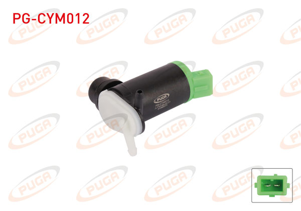 PUGA PG-CYM012 | Cam Su Fıskiye Motoru Çift Çıkış Peugeot 206 / 306 / Partner / Citroen Berlingo