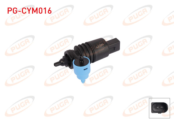 PUGA PG-CYM016 | Cam Su Fıskiye Motoru Çift Çıkış Volkswagen Transporter T5