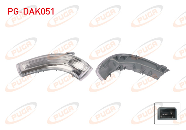 PUGA PG-DAK051 | Dikiz Ayna Sinyali Sol Golf V-VI-Jetta-Passat