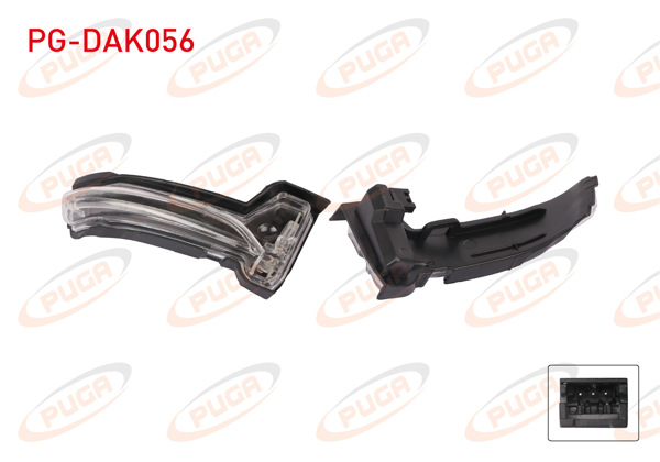 PUGA PG-DAK056 | Dikiz Ayna Sinyali Ledlı Sağ Focus 2018 -