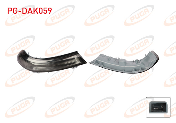 PUGA PG-DAK059 | Dikiz Ayna Sinyali Fume Sol Golf V-VI-Jetta Passat