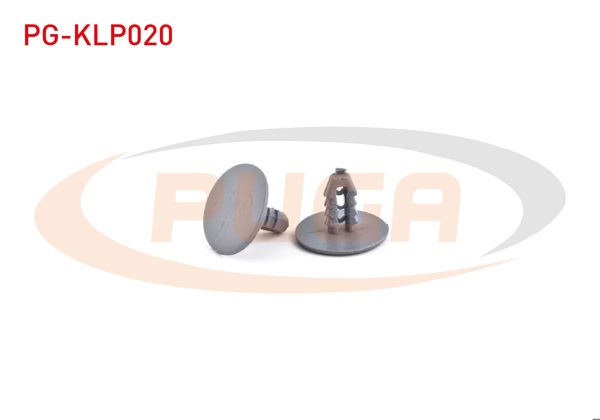 PUGA PG-KLP020 | Provan Tavan Klipsi Kısa Gri SLX | 200 Adet