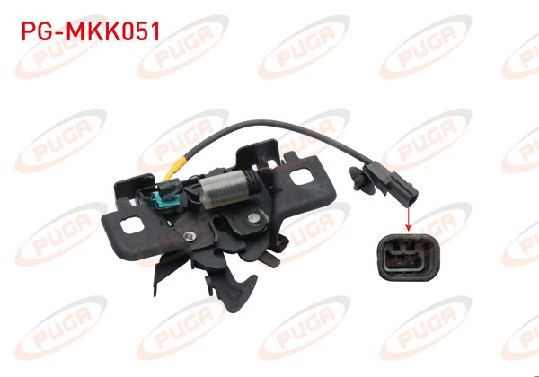 PUGA PG-MKK051 | Motor Kaput Kilidi Elektrikli Clio IV / Captur / Traffic III (Orjınal)