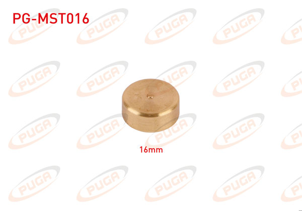 PUGA PG-MST016 | Motor Blok Su Tapası 16mm Sarı Pırınc | 5 Adet