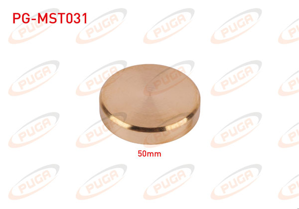 PUGA PG-MST031 | Motor Blok Su Tapası 50mm Sarı Pırınc | 5 Adet