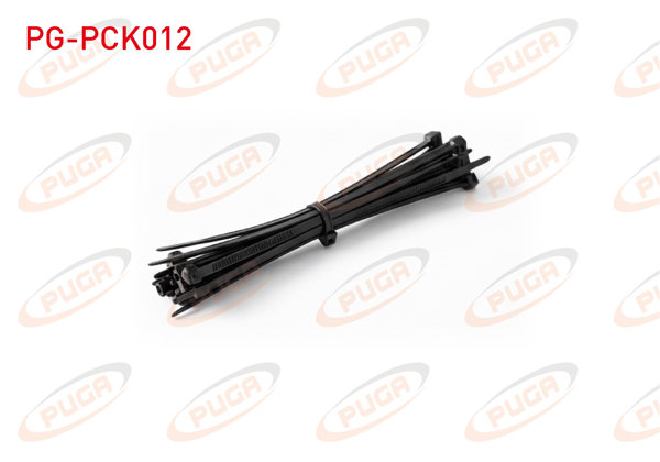 PUGA PG-PCK012 | Plastik Kelepce Siyah 3,6 X 205 | 100 Adet
