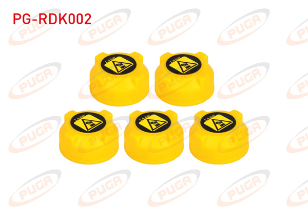 PUGA PG-RDK002 | Radyatör Yedek Su Depo Kapağı Sarı Sıboplu 1.4 Bar Palio 1996-2005 | 5 Adet