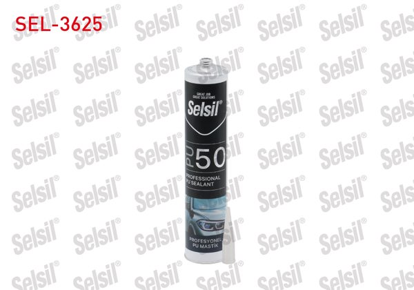 SELSIL SEL-3625 | Polıuretan Pu Mastık 50 Sha 280 Ml Gri | 25 Adet