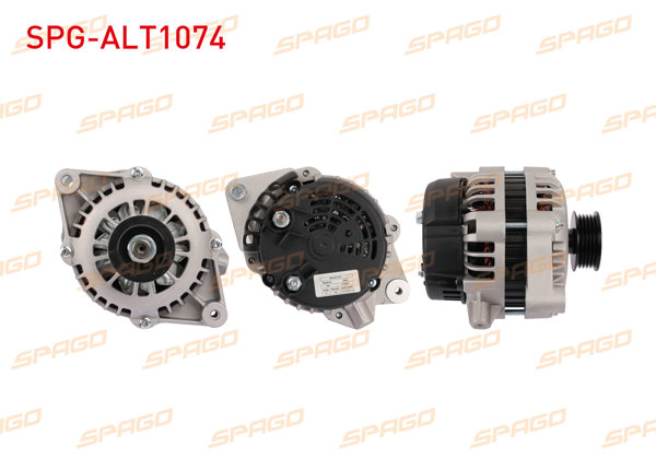 SPAGO SPG-ALT1074 | Alternatör 12V 100A 5Pk (Alt125) Astra G H-Vectra C-Meriva 03-10-Zafira 00-15 (Benzinli Araclar İçin)