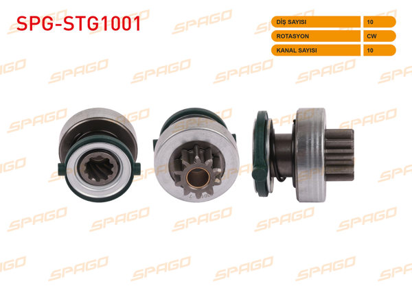 SPAGO SPG-STG1001 | Mars Dişlisi 10 Dıs Cw 10 Kanal Mercedes Sprinter 2000-2006 / Peugeot Partner / Citroen Berlingo