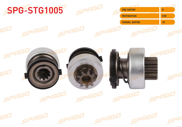 SPAGO SPG-STG1005 | Mars Dişlisi 9 Dıs Cw 10 Kanal Mercedes C 180 (S202) 1996-2000 / Audi A4 (8D2) 1.6 1994-2001 / A6 (4B) 2.0 1997-2004