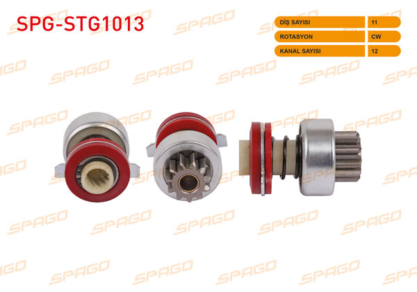 SPAGO SPG-STG1013 | Mars Dişlisi 11 Dıs Cw 12 Kanal Fiat 131 / Kartal 1.6