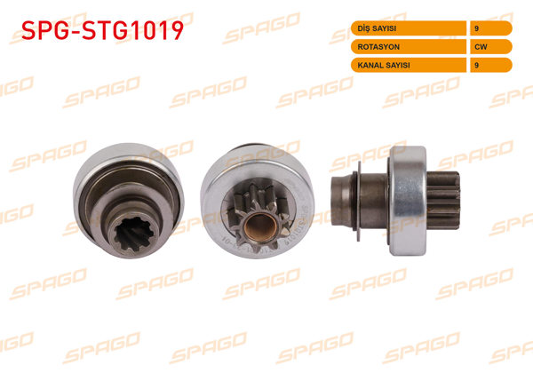 SPAGO SPG-STG1019 | Mars Dişlisi 9 Dıs Cw 9 Kanal Renault 9 1985-2000 / 11 1983-1995 / 12 1971-2000 / 21 Txe 1986-1993 / Peugeot 205 1.6 1987-1998 / 305 1.6 1982-1990