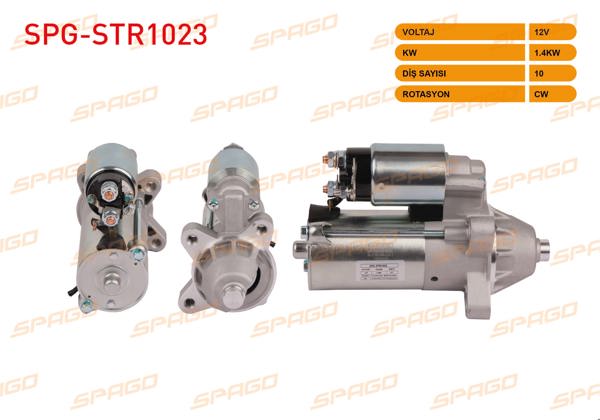 SPAGO SPG-STR1023 | Marş Motoru 12V 1.4Kw 10 Dıs Cw (Str5512) Ford Transit-Tourneo Connect 1.8 TDCI 02-13