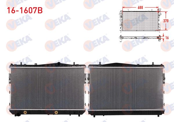 VEKA 16-1607B | Su Radyatörü Brazing Chevrolet Lacetti (J200) 1.4İ 16V A-T 2006-2012