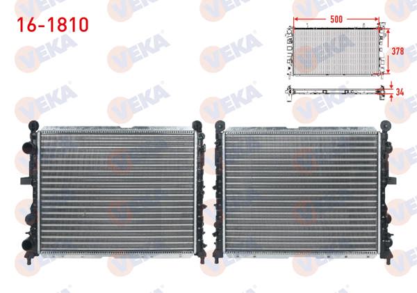 VEKA 16-1810 | Su Radyatörü Mekanik Fiat Tempra 1.6 İ.E. Ac + /-M-T 1992-1999