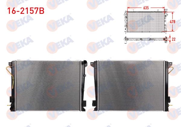 VEKA 16-2157B | Su Radyatörü Brazing Hyundai Sonata V 2.0 CRDI A-T Ac + /-2005-2010