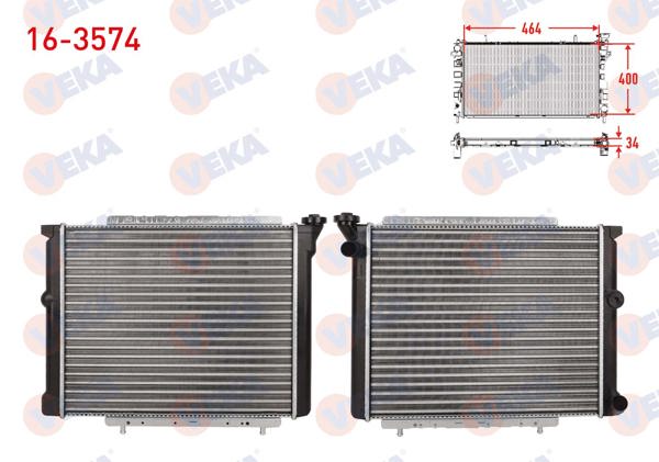 VEKA 16-3574 | Su Radyatörü Mekanik Renault 11 Flash 1.7 1987-1995