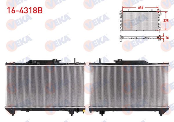 VEKA 16-4318B | Su Radyatörü Brazing Toyota Carina E (St191) 2.0İ M-T 1992-1997