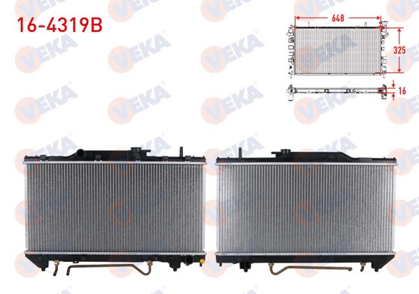 VEKA 16-4319B | Su Radyatörü Brazing Toyota Carina E (St191) 2.0İ A-T 1992-1997