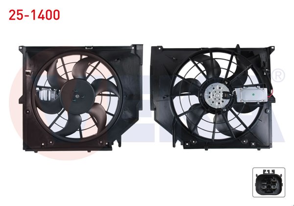 VEKA 25-1400 | Fan Motoru Davlumbazlı Tekli BMW 3 Serisi (E46) 316 İ-318 İ-320 İ-325 İ-328 İ-330 Xi 1998-205