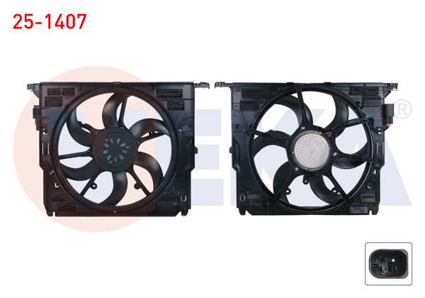 VEKA 25-1407 | Fan Motoru Davlumbazlı Tekli (400W) BMW 5 Serisi (F10) 520 D-525 D Xdrive-530 D 2010 -