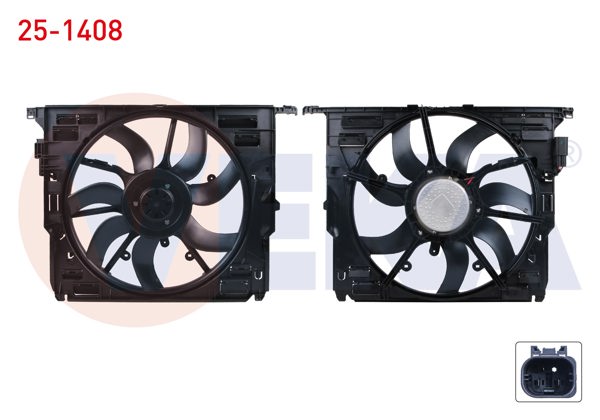 VEKA 25-1408 | Fan Motoru Davlumbazlı Tekli (600W) BMW 5 Serisi (F10) 520 D M-T-525 D Xdrive-530 D-535 D 2010-/ 6 Serisi (F12) 640 İ M-T 2011-/ 7 Serisi (F01,F02,F03,F04) 730 D-740 D-740 İ M-T 2009 -