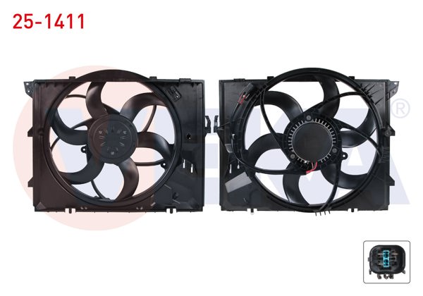 VEKA 25-1411 | Fan Motoru Davlumbazlı Tekli (400W) BMW 3 Serisi (E90) 316 İ-318 İ-320 İ-325 İ-330 Xi Ac + 2005-2011 / X1 (E84) 1.8İ Ac + 2011-/ 1 Serisi (E81,E87) 116 İ-118 İ-120 İ Ac + 2003-2012