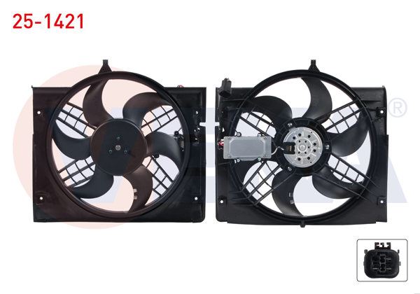 VEKA 25-1421 | Fan Motoru Davlumbazlı BMW 3 Serisi (E46) 320 D 1998-2005