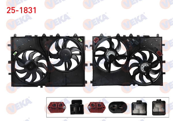 VEKA 25-1831 | Fan Motoru Komple Fiat Ducato 2.2 JTD 2021 -