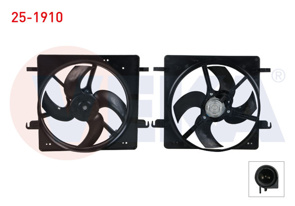 VEKA 25-1910 | Fan Motoru Davlumbazlı Tekli Ford Ka 1.3 1996-2008