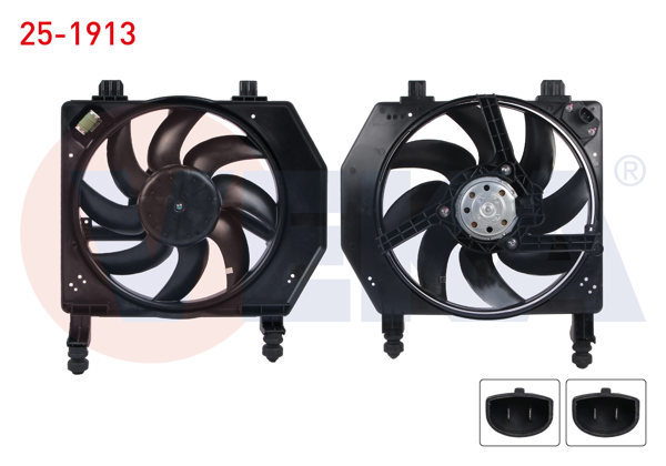 VEKA 25-1913 | Fan Motoru Davlumbazlı Ford Fiesta IV 1.25 I 16V-1.3İ-1.4İ 16V-1.6İ 16V-1.8 D 1995-2002 / Courıer 1.8 D 1999-2002