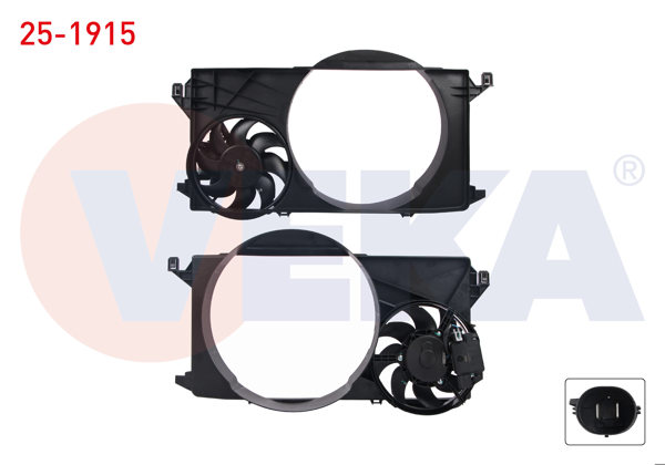 VEKA 25-1915 | Fan Motoru Davlumbazlı Kontrol Unıtelı Ford Transit 2.2 TDCI-2.4 TDCI 2011-2014