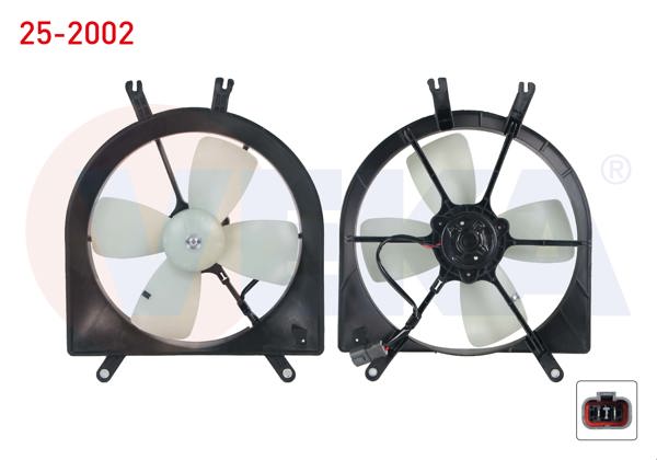 VEKA 25-2002 | Fan Motoru Su Radyatörü Honda Civic VI 1.4İ Davlumbazlı 1995-2001