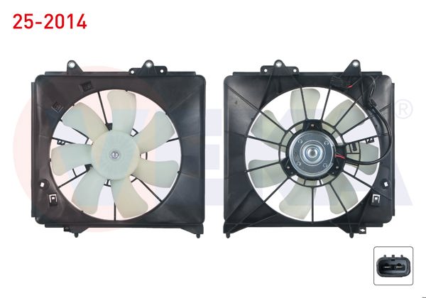 VEKA 25-2014 | Fan Motoru Klima Radyatörü Davlumbazlı Honda Jazz III (Ge) 1.4İ 2008-2012