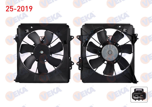 VEKA 25-2019 | Fan Motoru Klima Davlumbazlı Honda City (Gm) 1.4 I-Vtec 2009-2012