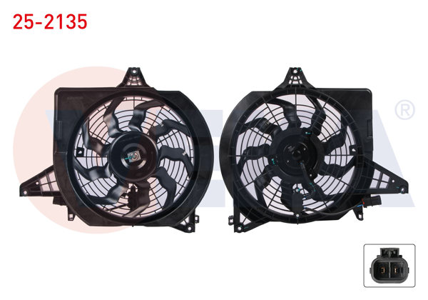 VEKA 25-2135 | Fan Motoru Davlumbazlı Hyundai H1 Starex 2.5 CRDI 2008 -