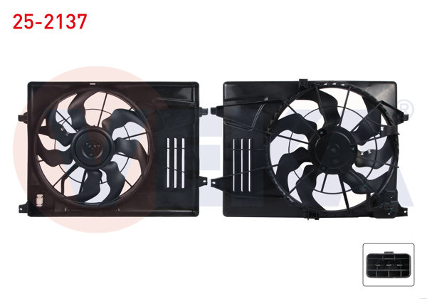 VEKA 25-2137 | Fan Motoru Davlumbazlı Hyundai Tucson (Tle) 2.0 CRDI 2015-/ Kia Sportage (Ql) 2.0 CRDI 2015 -