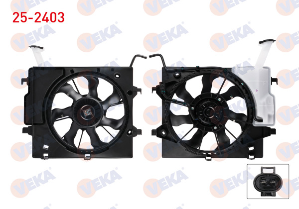VEKA 25-2403 | Fan Motoru Kia Picanto 1.0 2011-2017